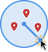 Radius instructional image